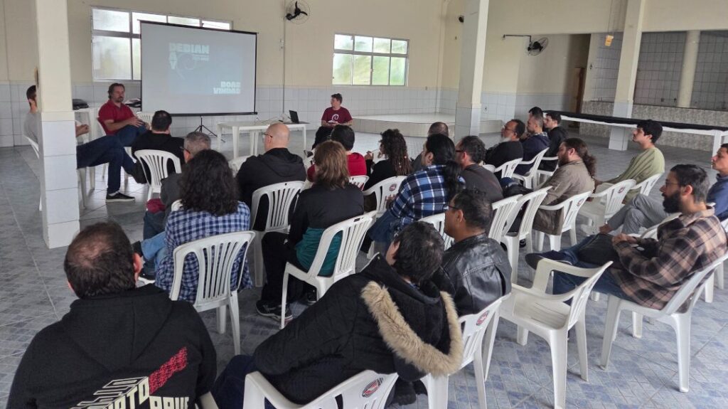 Participantes do Debian Day